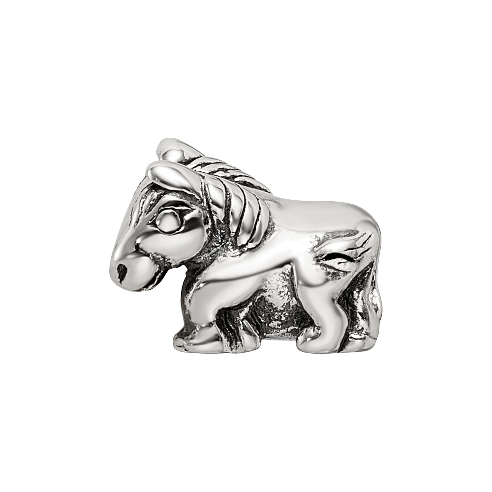 Sterling Silver Reflections Horse Bead
