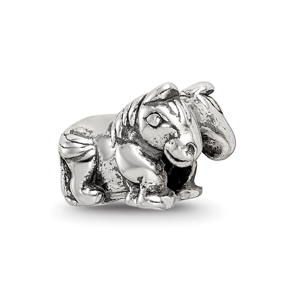 Sterling Silver Reflections Horse Bead