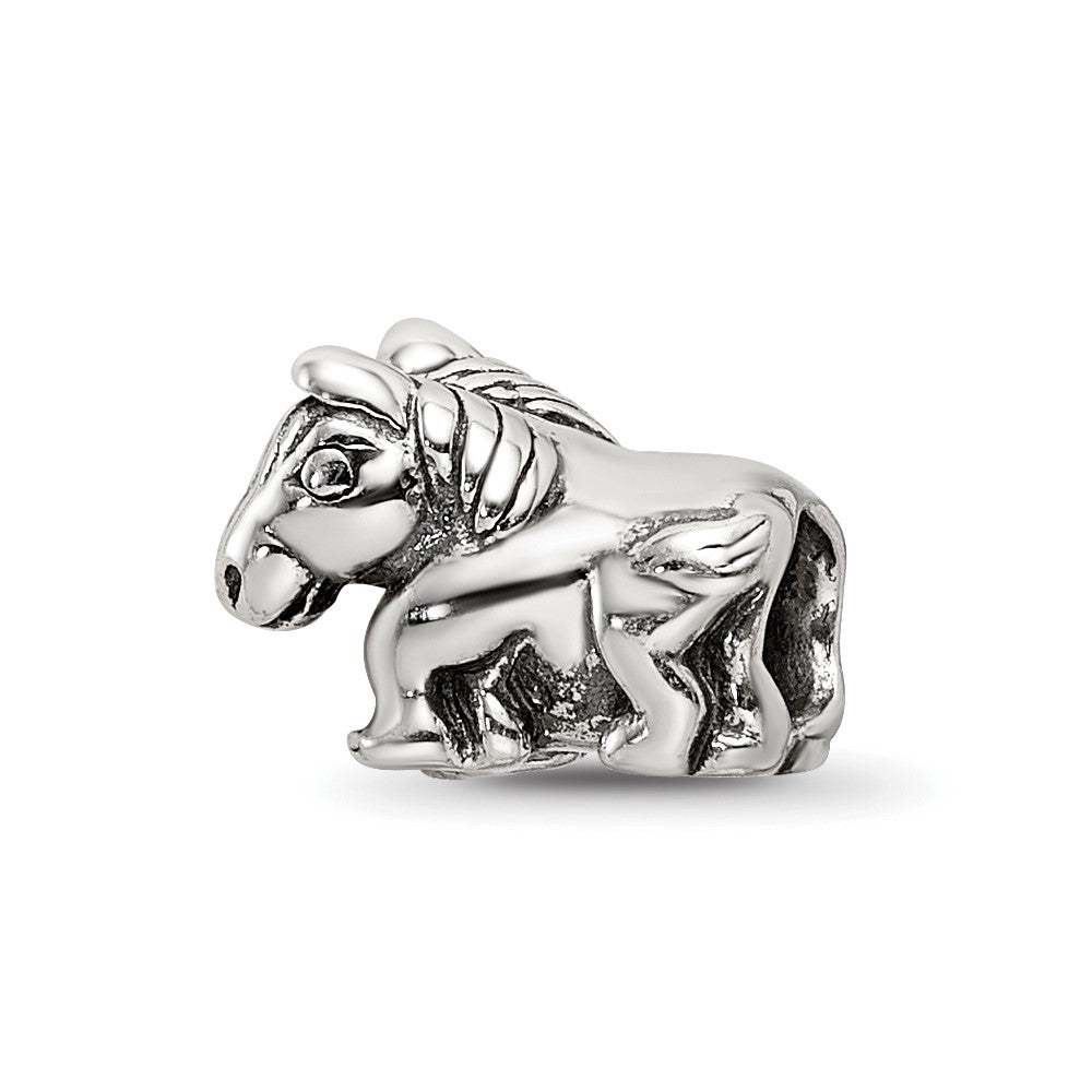 Sterling Silver Reflections Horse Bead