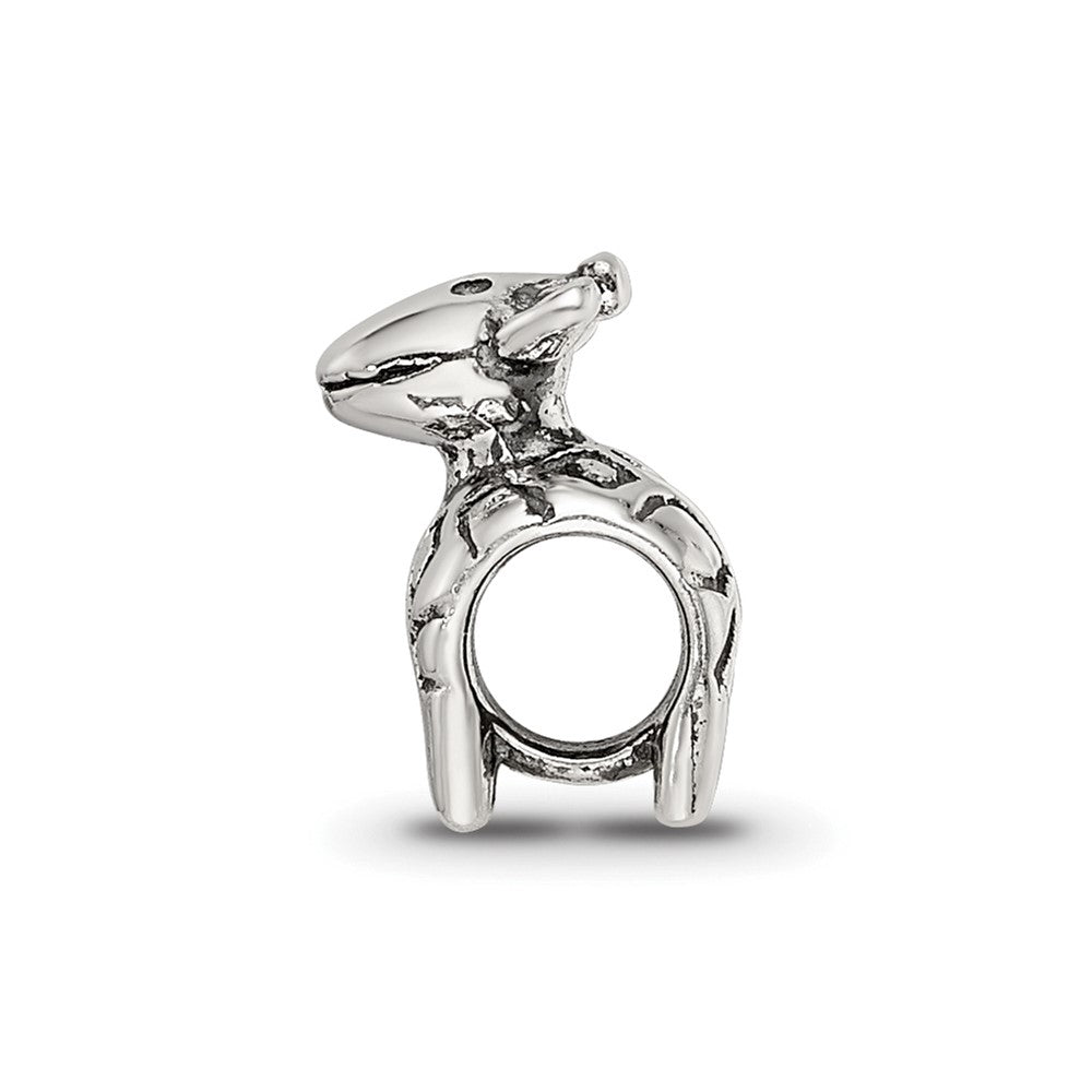 Sterling Silver Reflections Giraffe Bead