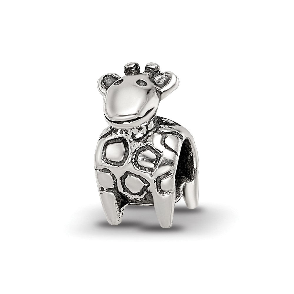 Sterling Silver Reflections Giraffe Bead