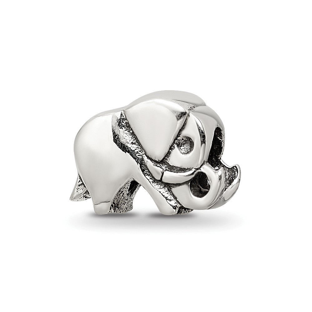 Sterling Silver Reflections Elephant Bead