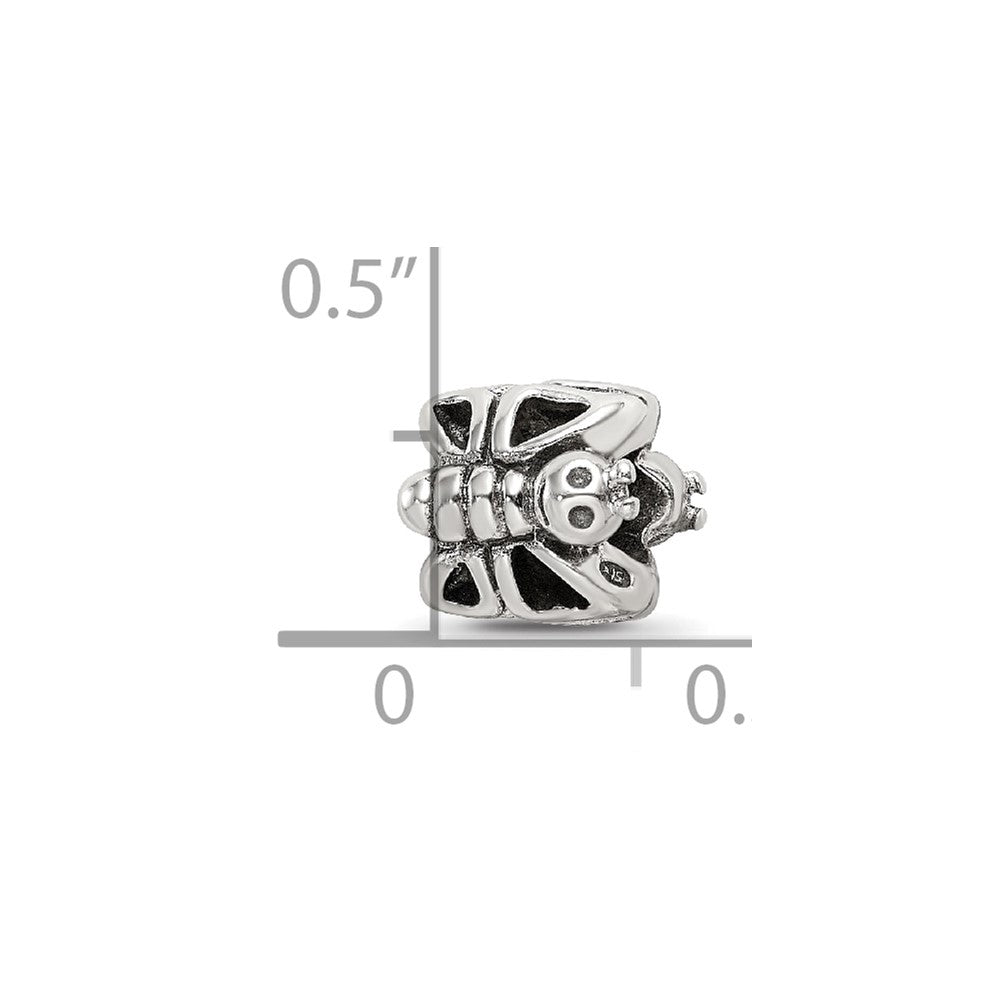 Sterling Silver Reflections Butterfly Bead