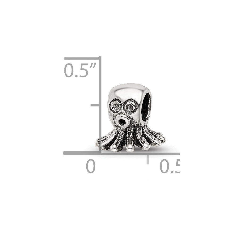 Sterling Silver Reflections Octopus Bead