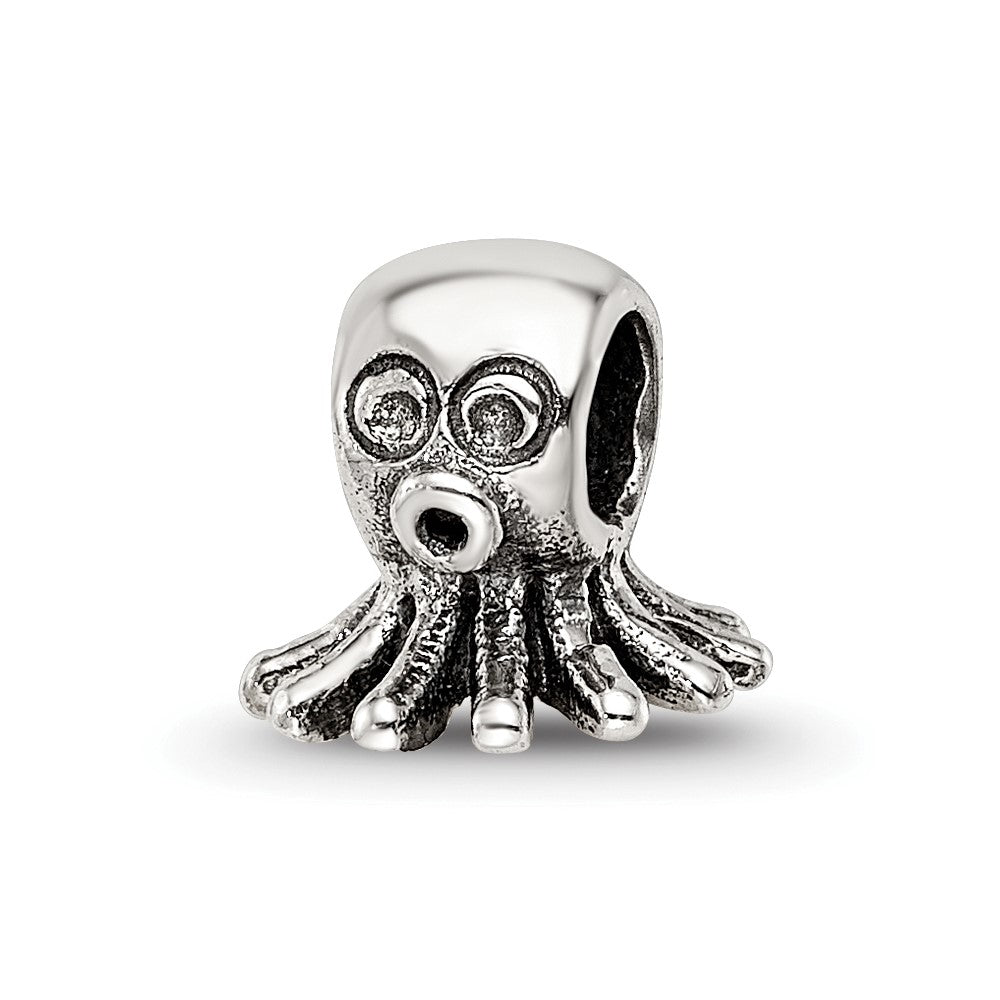 Sterling Silver Reflections Octopus Bead
