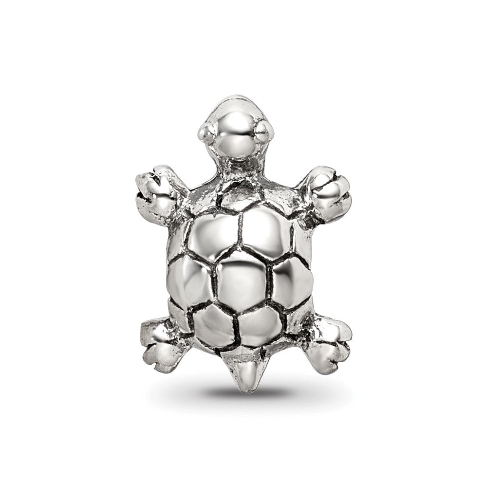 Sterling Silver Reflections Turtle Bead