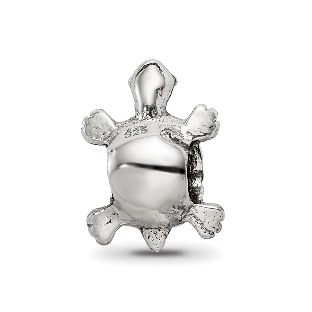 Sterling Silver Reflections Turtle Bead