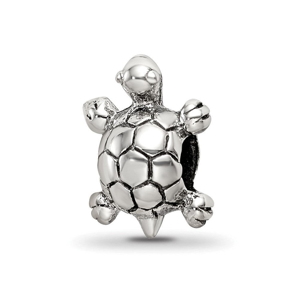 Sterling Silver Reflections Turtle Bead