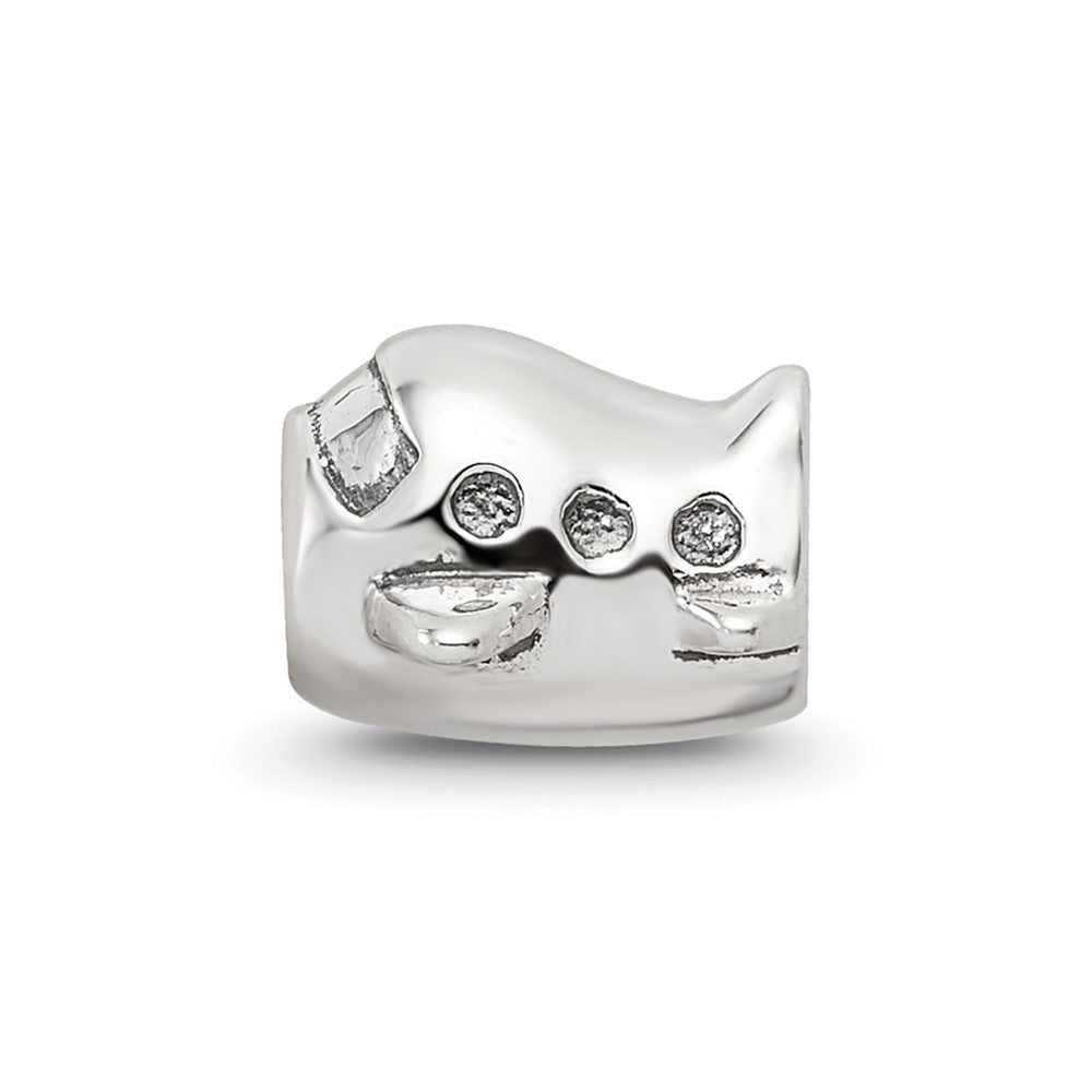 Sterling Silver Reflections Airplane Bead