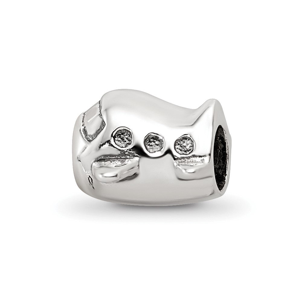 Sterling Silver Reflections Airplane Bead