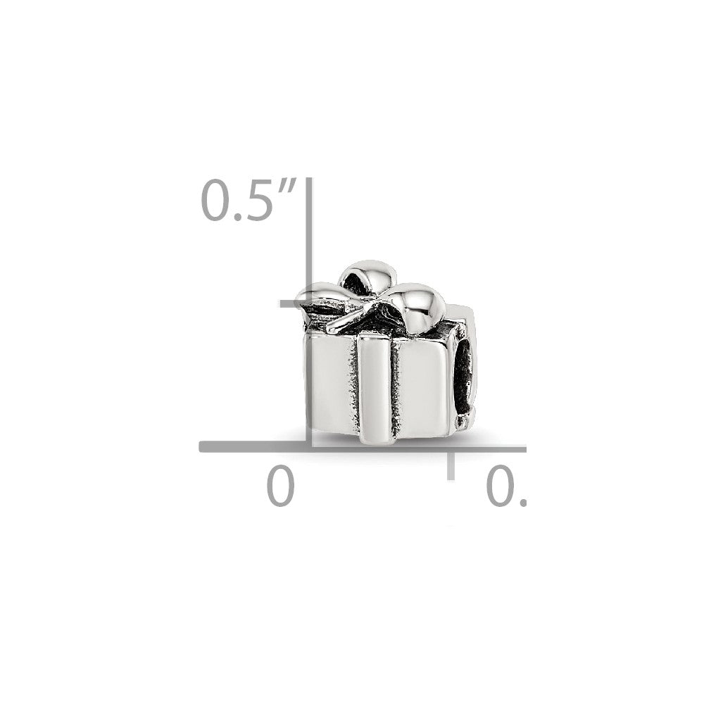 Sterling Silver Reflections Present Bead