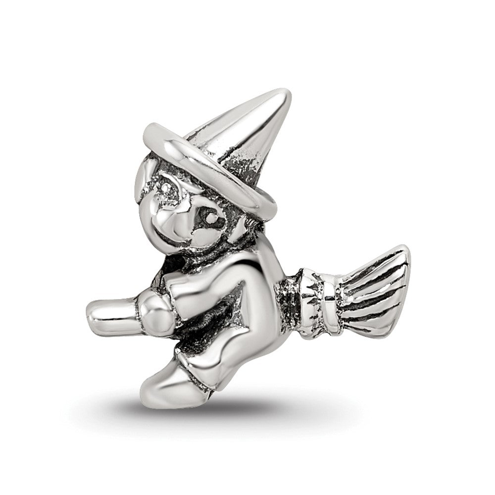 Sterling Silver Reflections Witch Bead