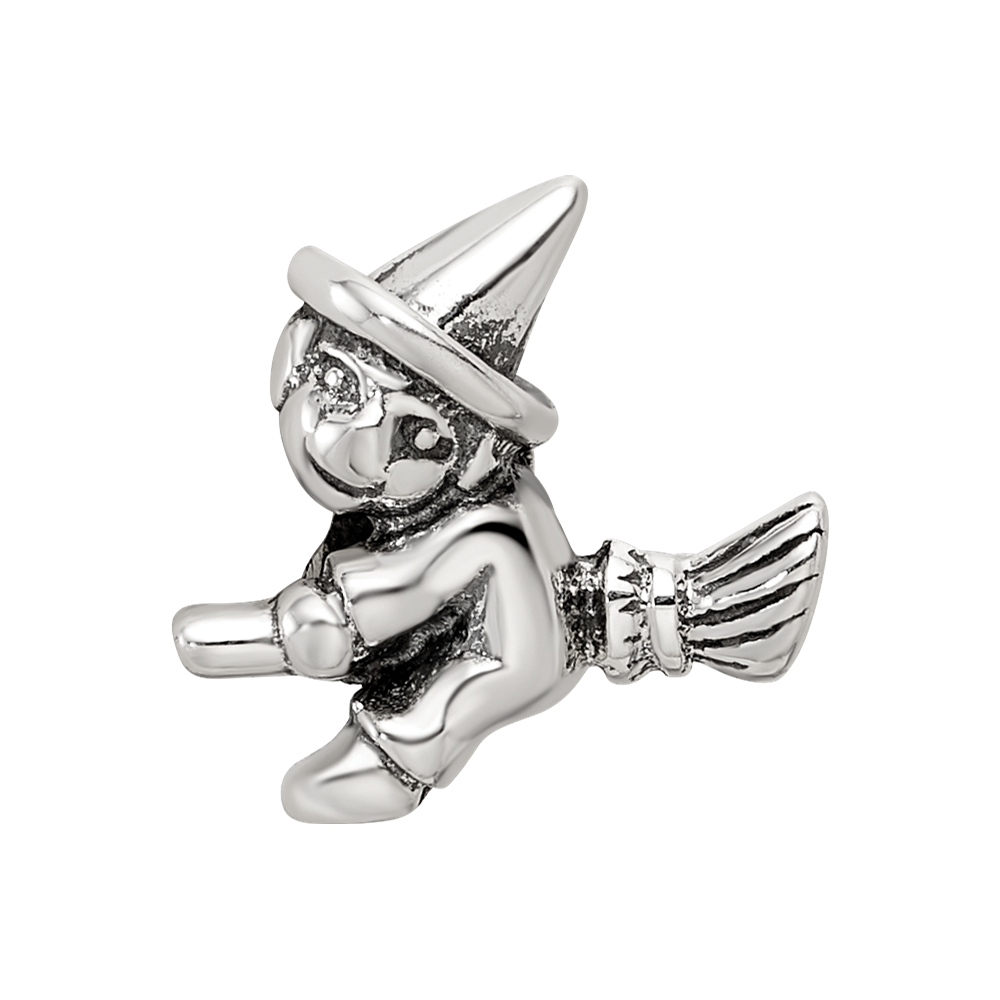 Sterling Silver Reflections Witch Bead