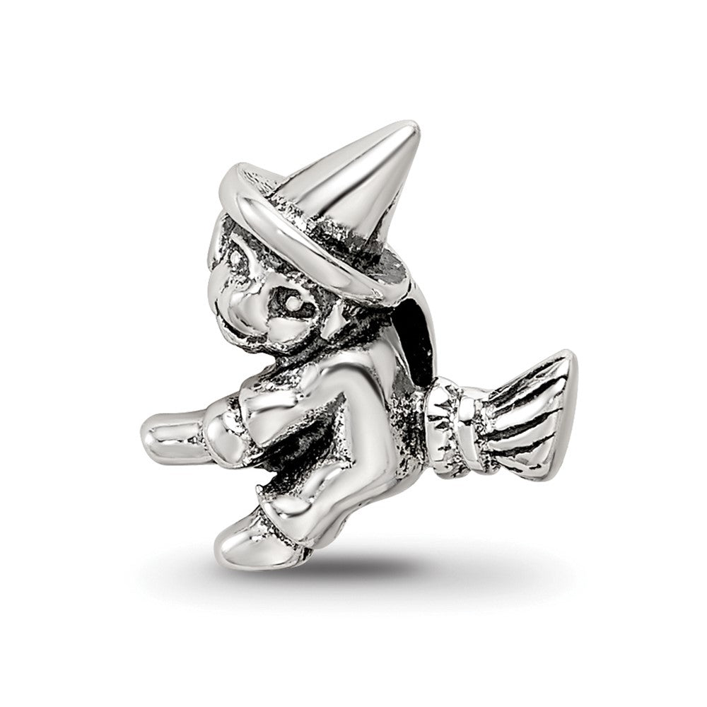 Sterling Silver Reflections Witch Bead