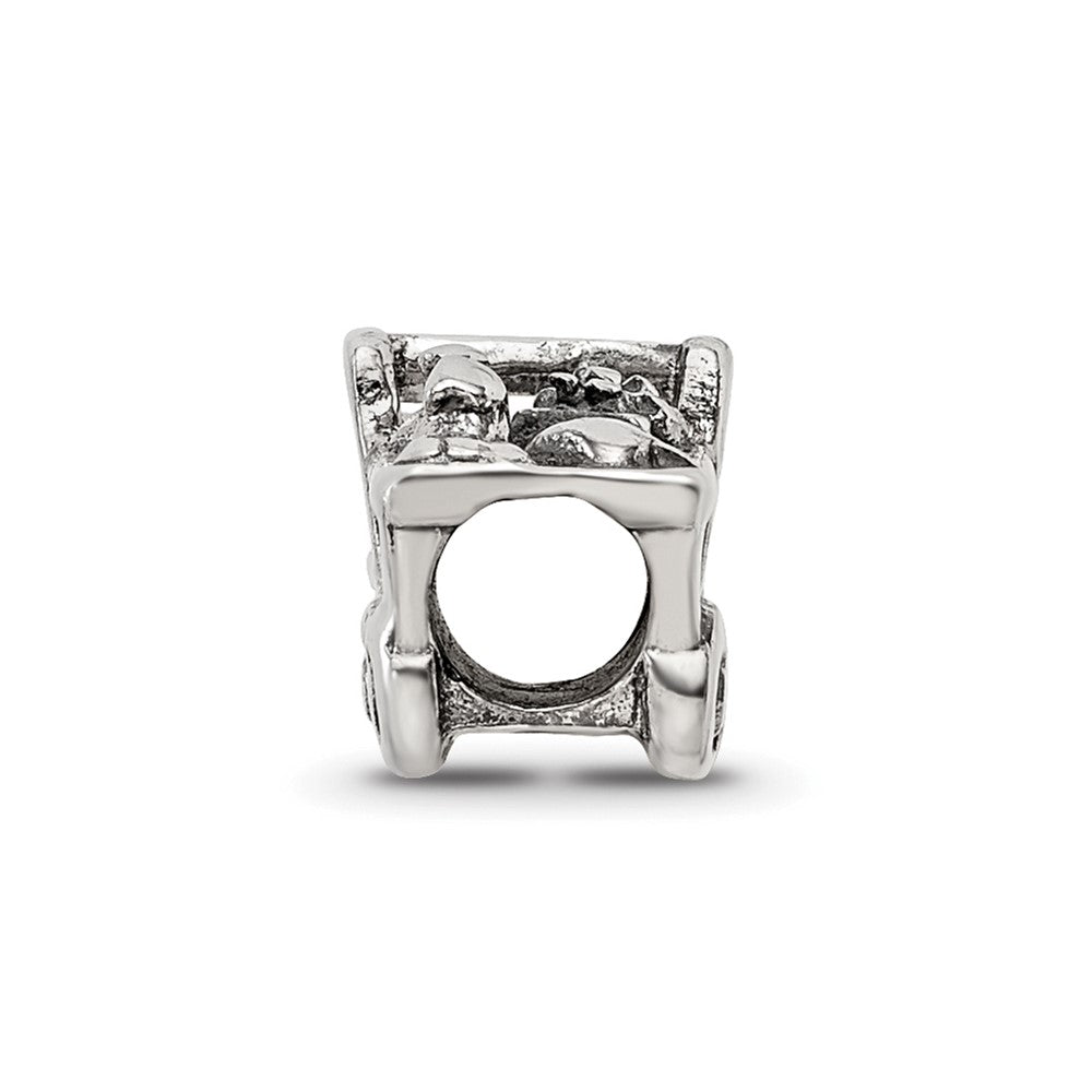 Sterling Silver Reflections Shopping Cart Bead