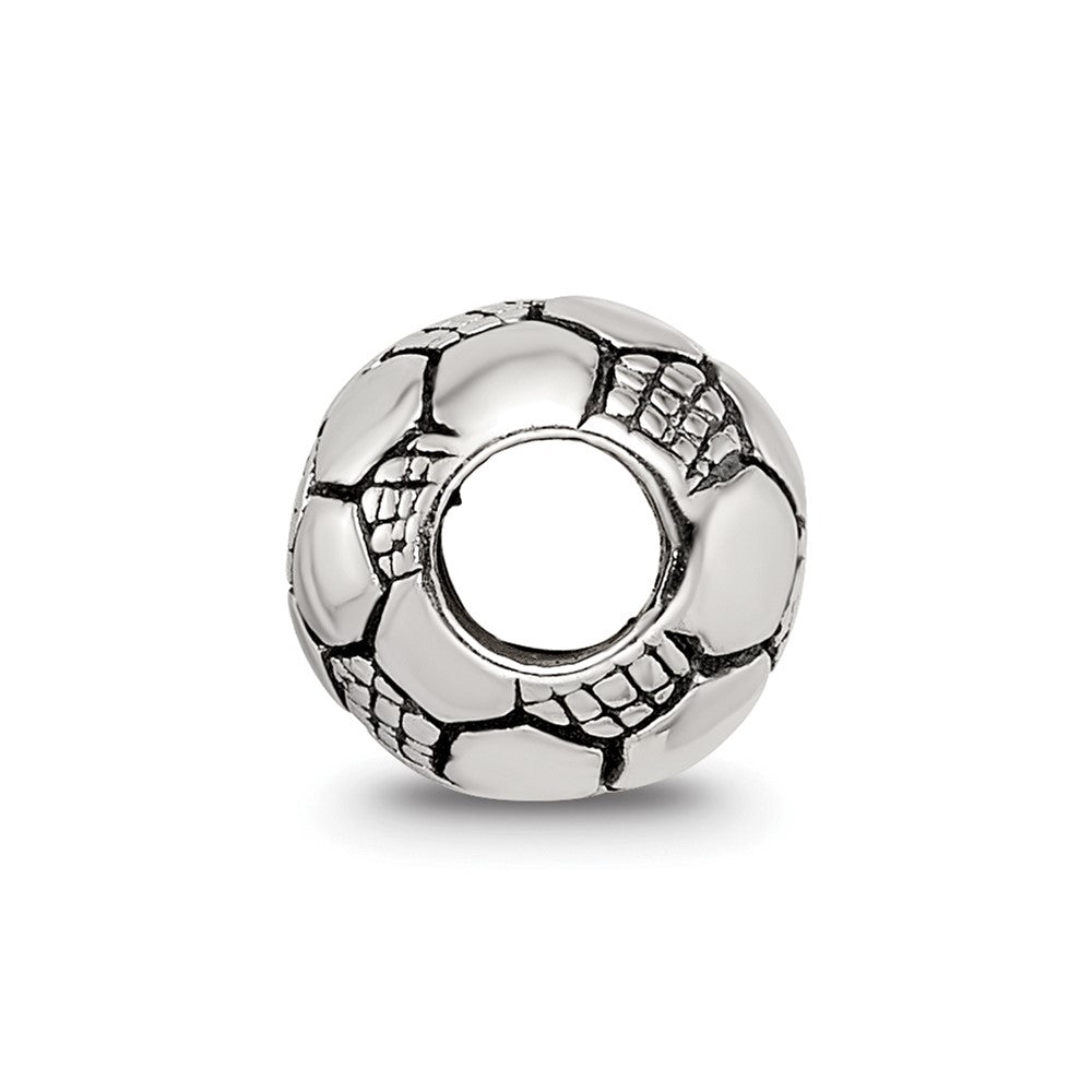Sterling Silver Reflections Soccer Ball Bead