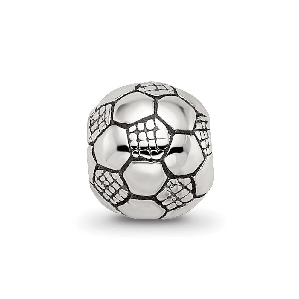 Sterling Silver Reflections Soccer Ball Bead