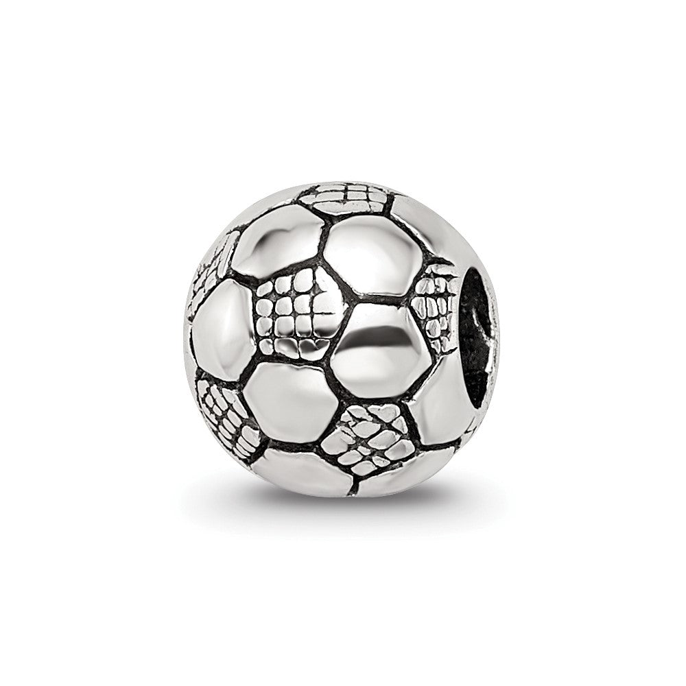 Sterling Silver Reflections Soccer Ball Bead