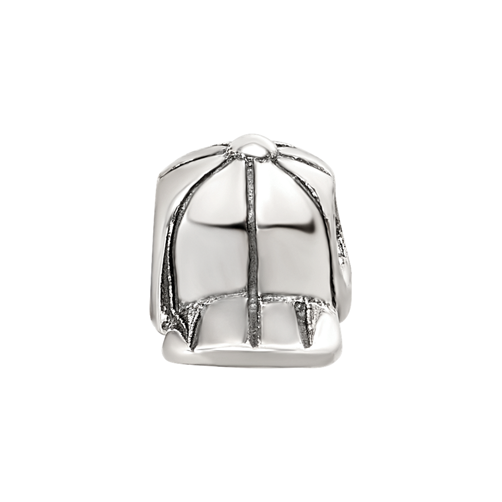 Sterling Silver Reflections Baseball Cap Bead