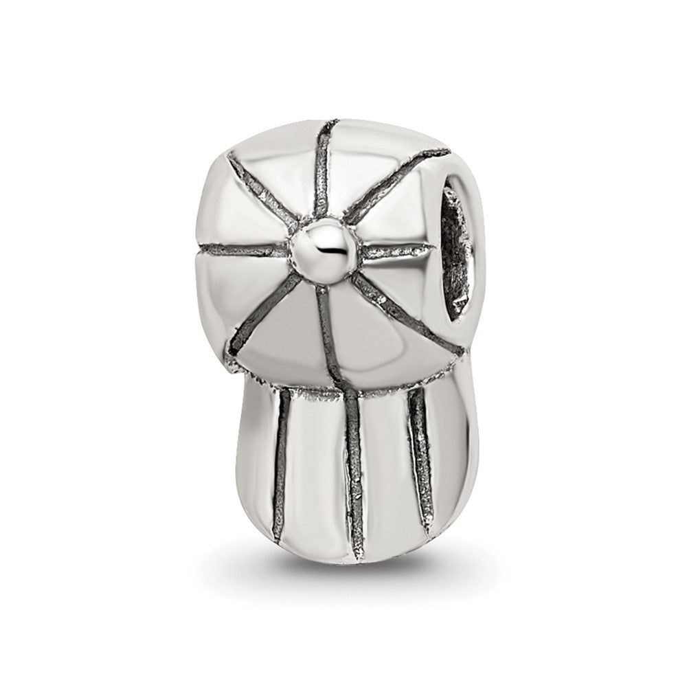 Sterling Silver Reflections Baseball Cap Bead