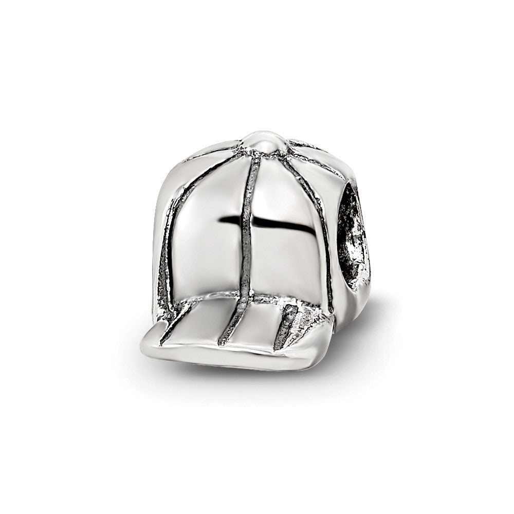 Sterling Silver Reflections Baseball Cap Bead