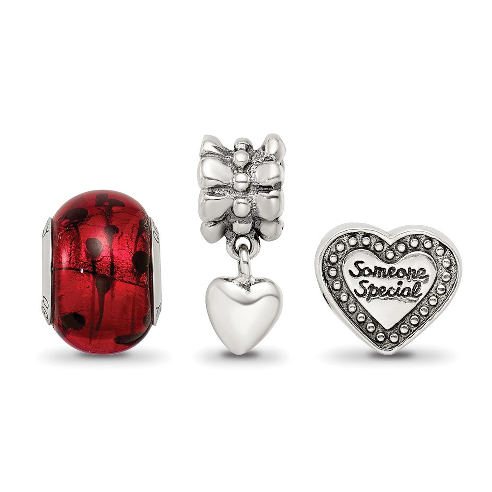 Sterling Silver Reflections Someone Special Boxed Bead Set