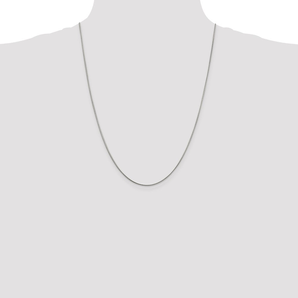 Sterling Silver 1mm Snake Chain