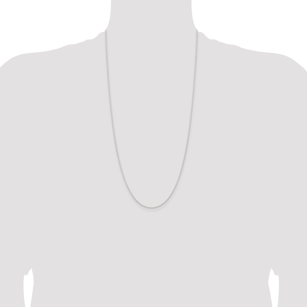 Sterling Silver 1mm Round Spiga Chain