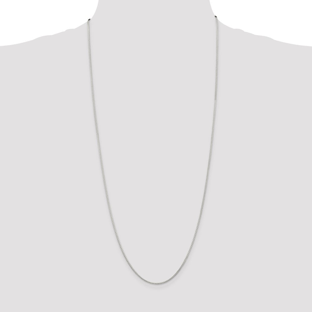 Sterling Silver 1.25mm Round Spiga Chain