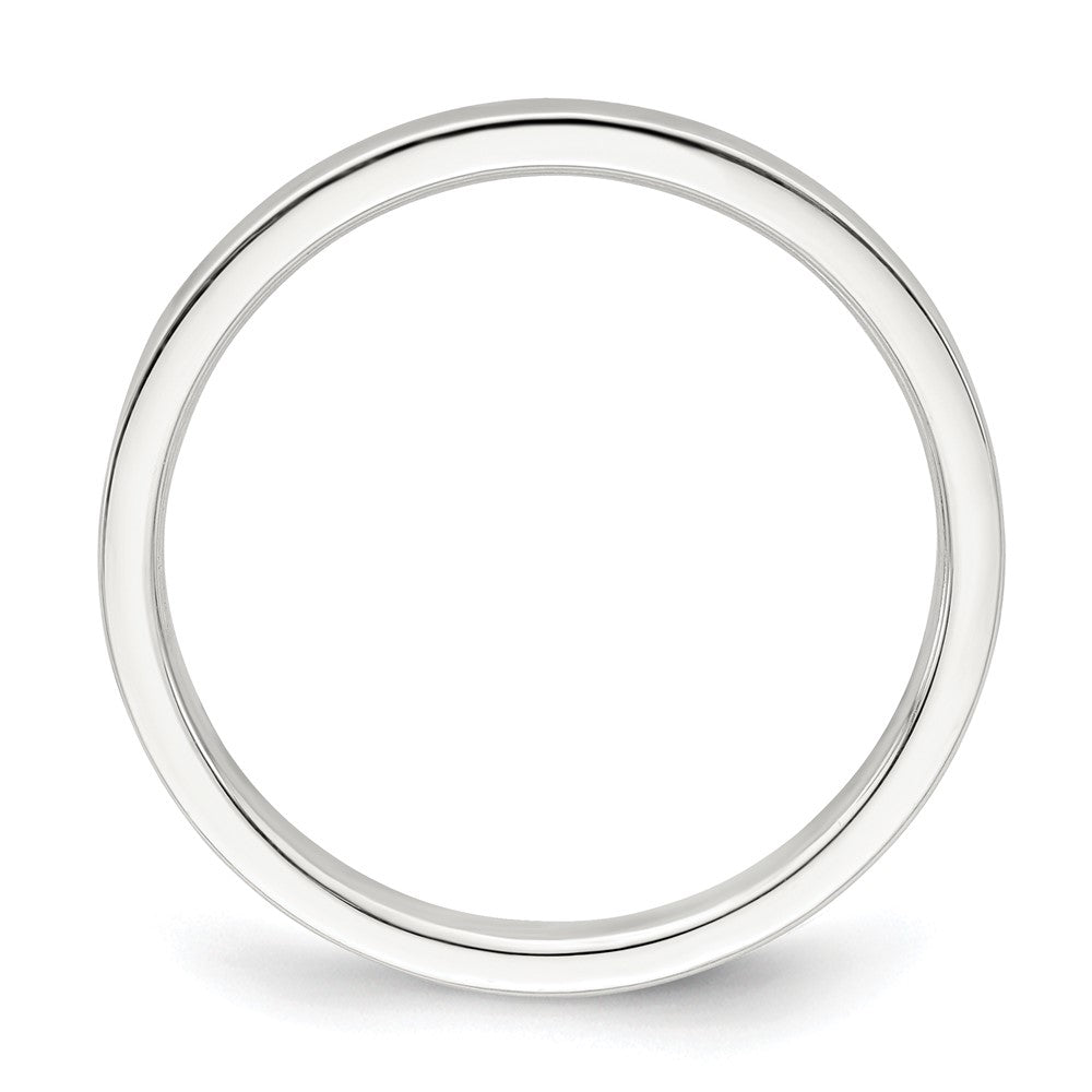 Sterling Silver 2mm Lightweight Flat Size 8 Band