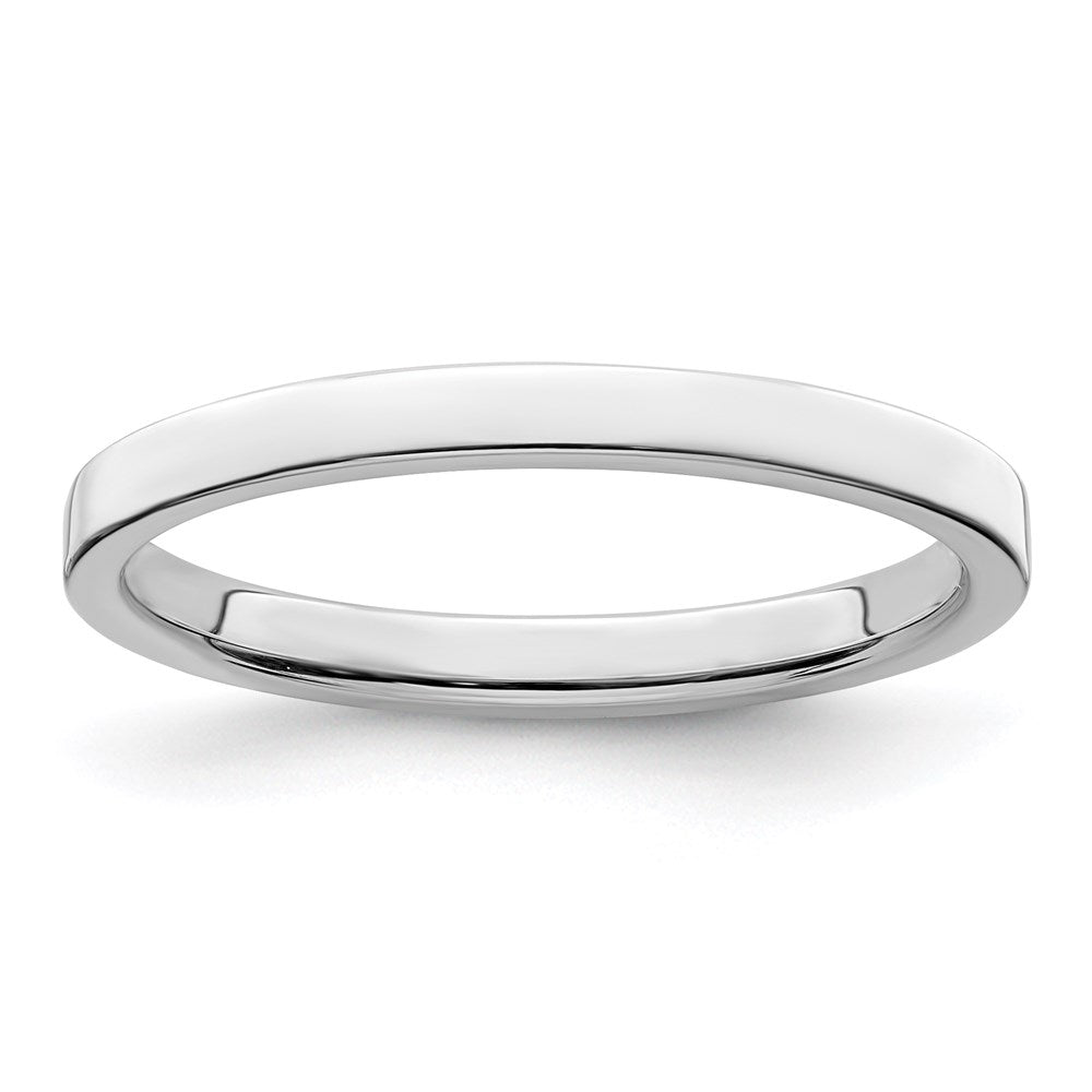 Sterling Silver 2mm Lightweight Flat Size 12 Band