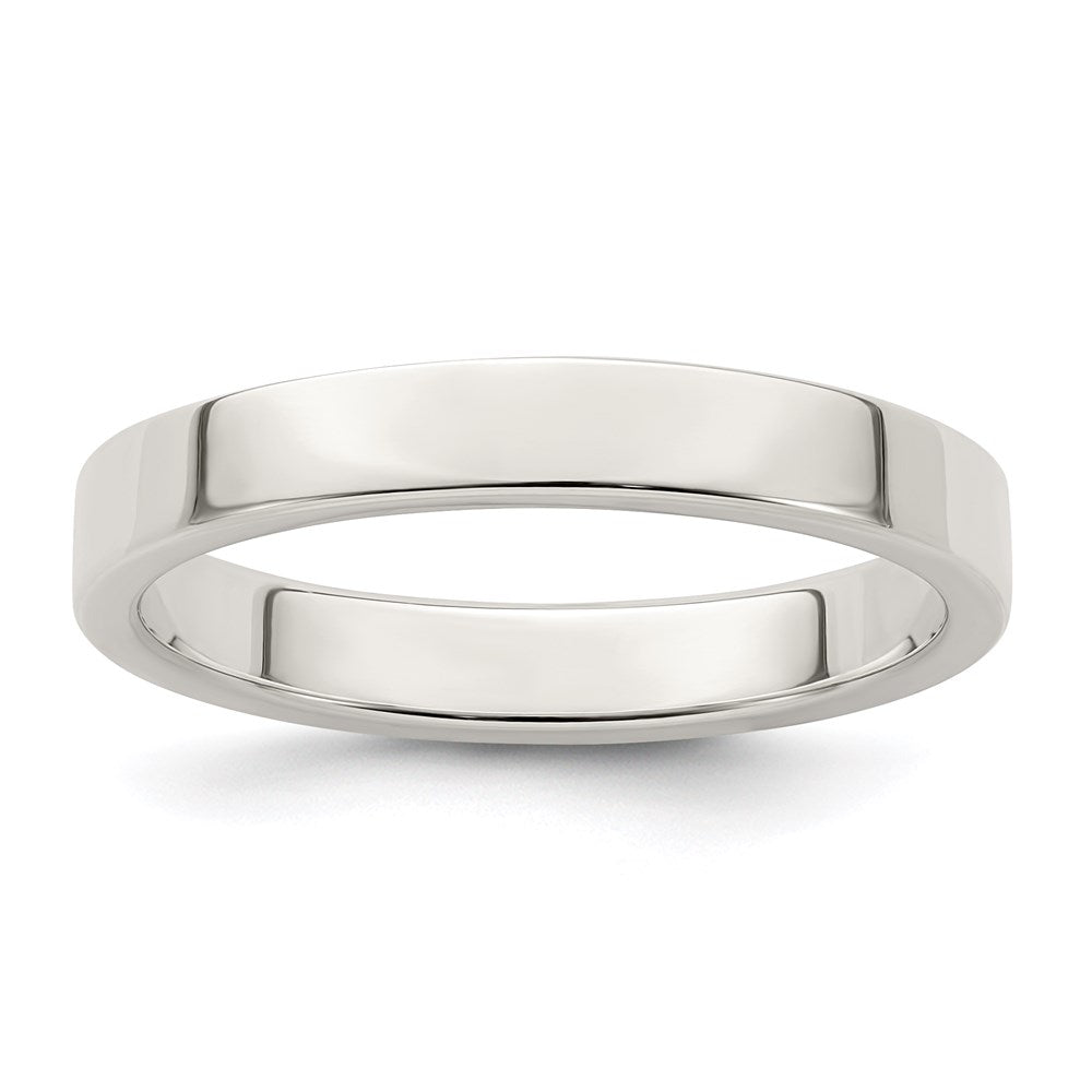 Sterling Silver 3mm Lightweight Flat Size 13 Band
