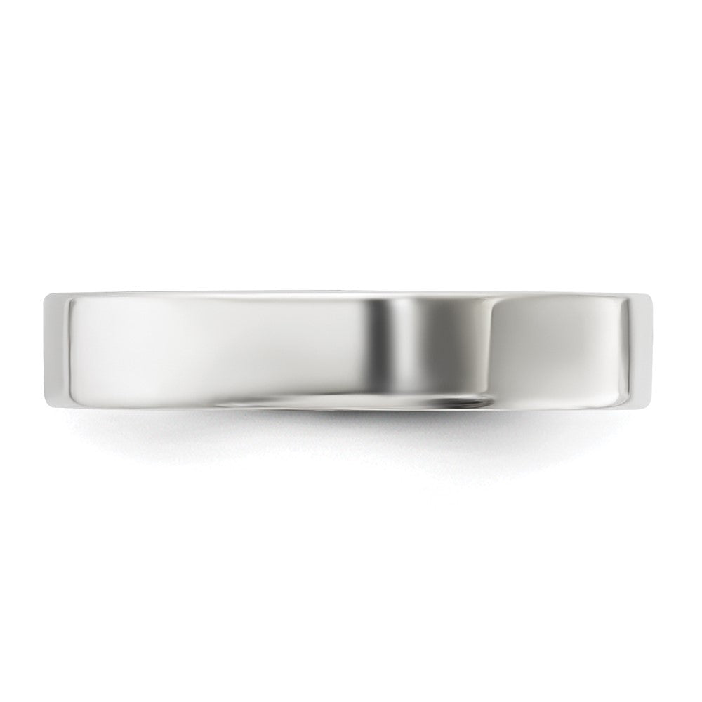 Sterling Silver 4mm Lightweight Flat Size 7 Band