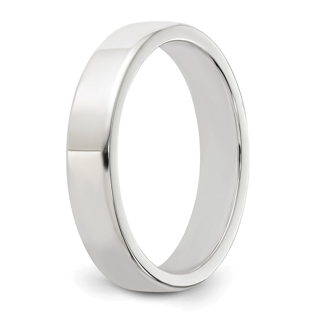 Sterling Silver 4mm Lightweight Flat Size 4 Band