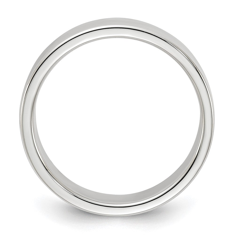 Sterling Silver 5mm Lightweight Flat Size 7.5 Band