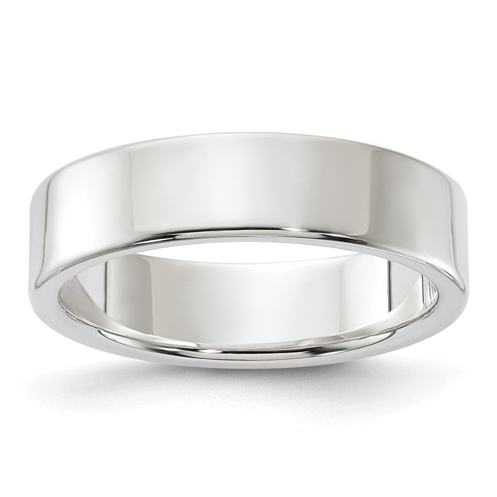 Sterling Silver 5mm Lightweight Flat Size 8 Band