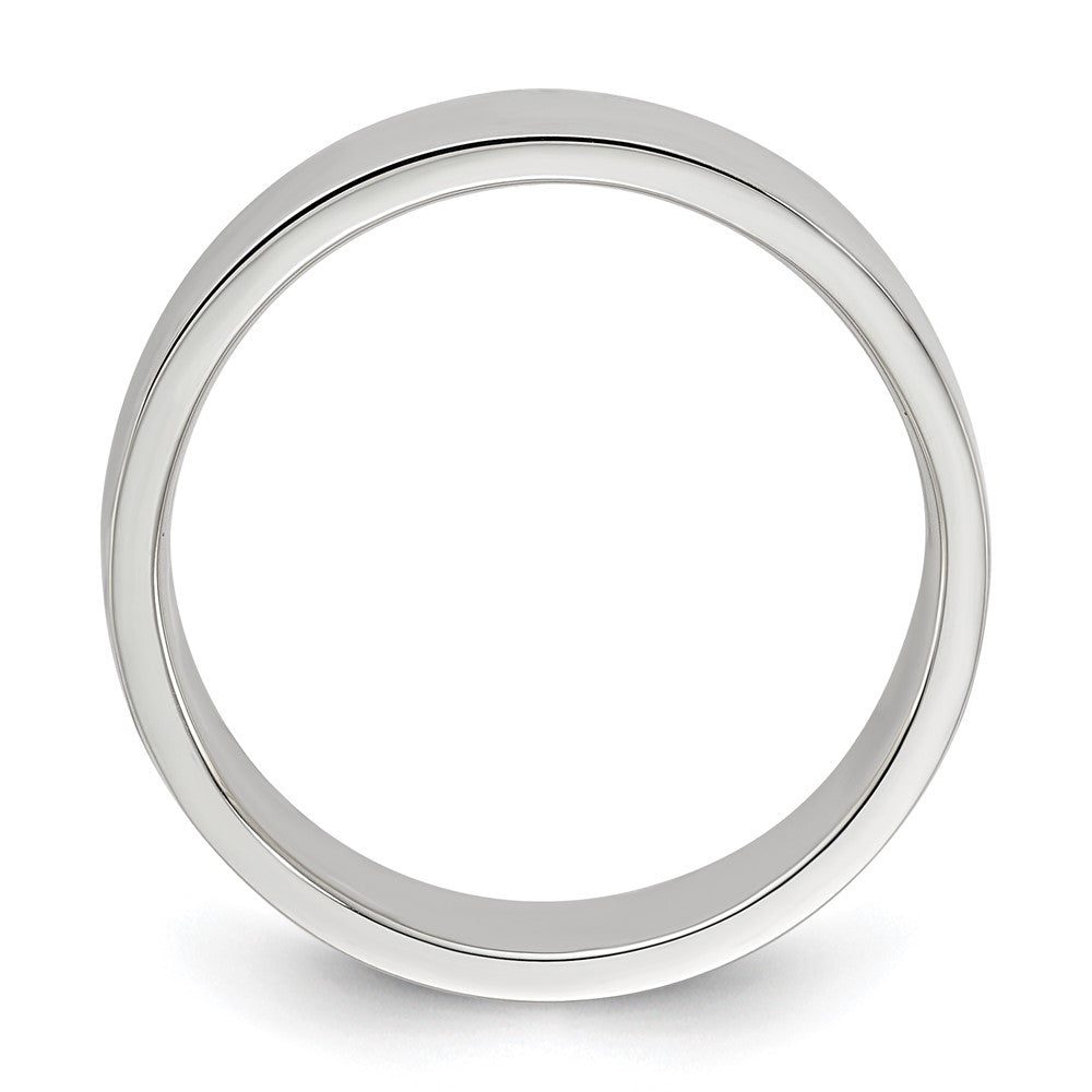 Sterling Silver 6mm Lightweight Flat Size 6 Band