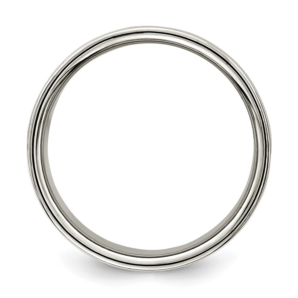 Sterling Silver 10mm Lightweight Flat Size 9.5 Band