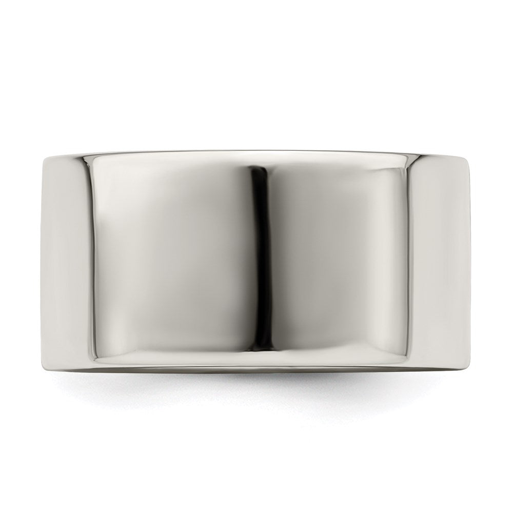 Sterling Silver 10mm Lightweight Flat Size 5.5 Band