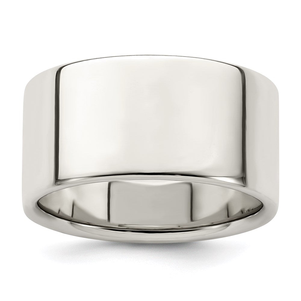 Sterling Silver 10mm Lightweight Flat Size 4 Band
