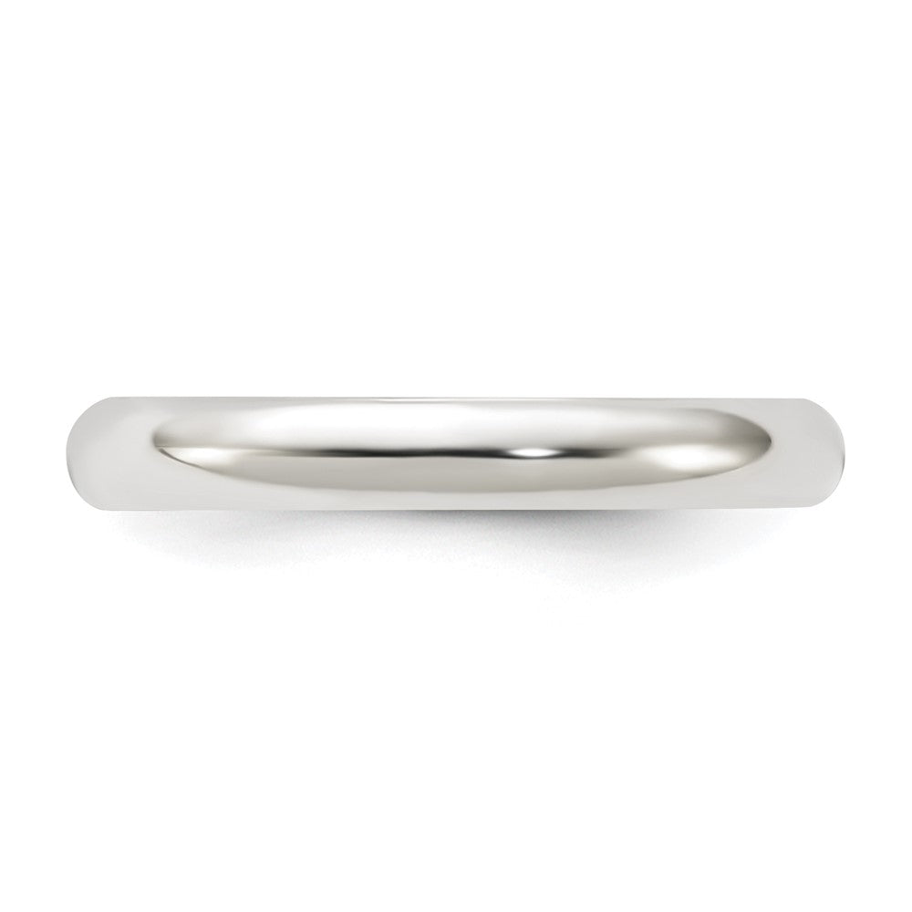 Sterling Silver 3mm Half Round Size 12 Band