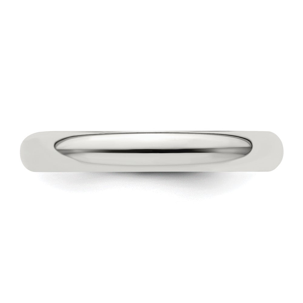 Sterling Silver 3mm Half Round Size 7.5 Band