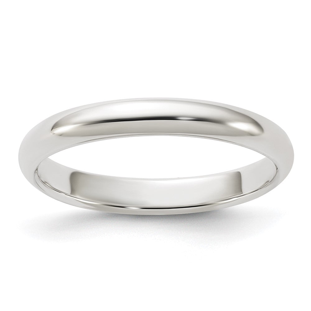 Sterling Silver 3mm Half Round Size 13 Band