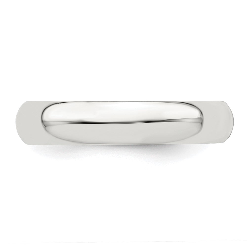 Sterling Silver 4mm Half Round Size 12.5 Band