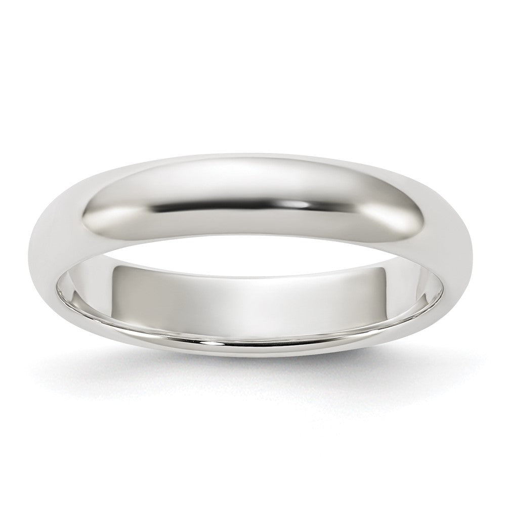 Sterling Silver 4mm Half Round Size 4.5 Band