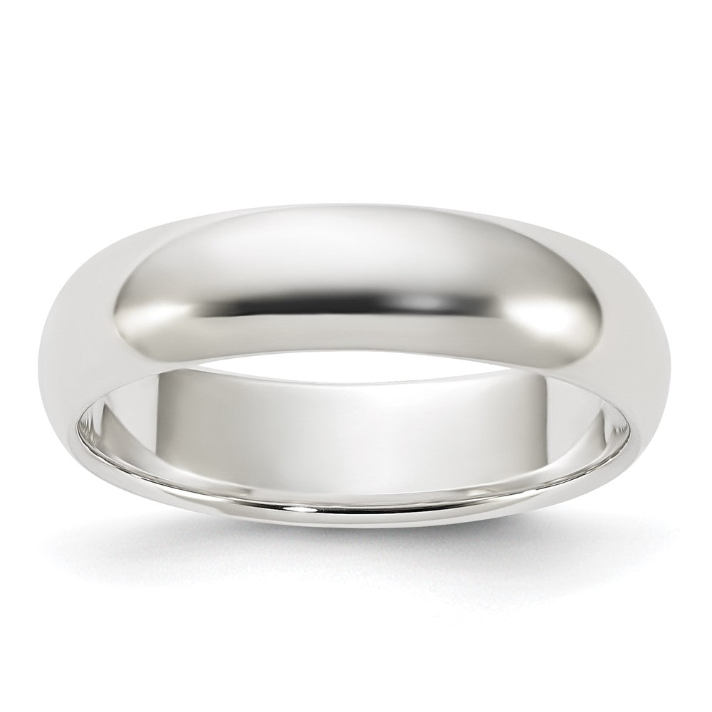 Sterling Silver 5mm Half Round Size 5.5 Band