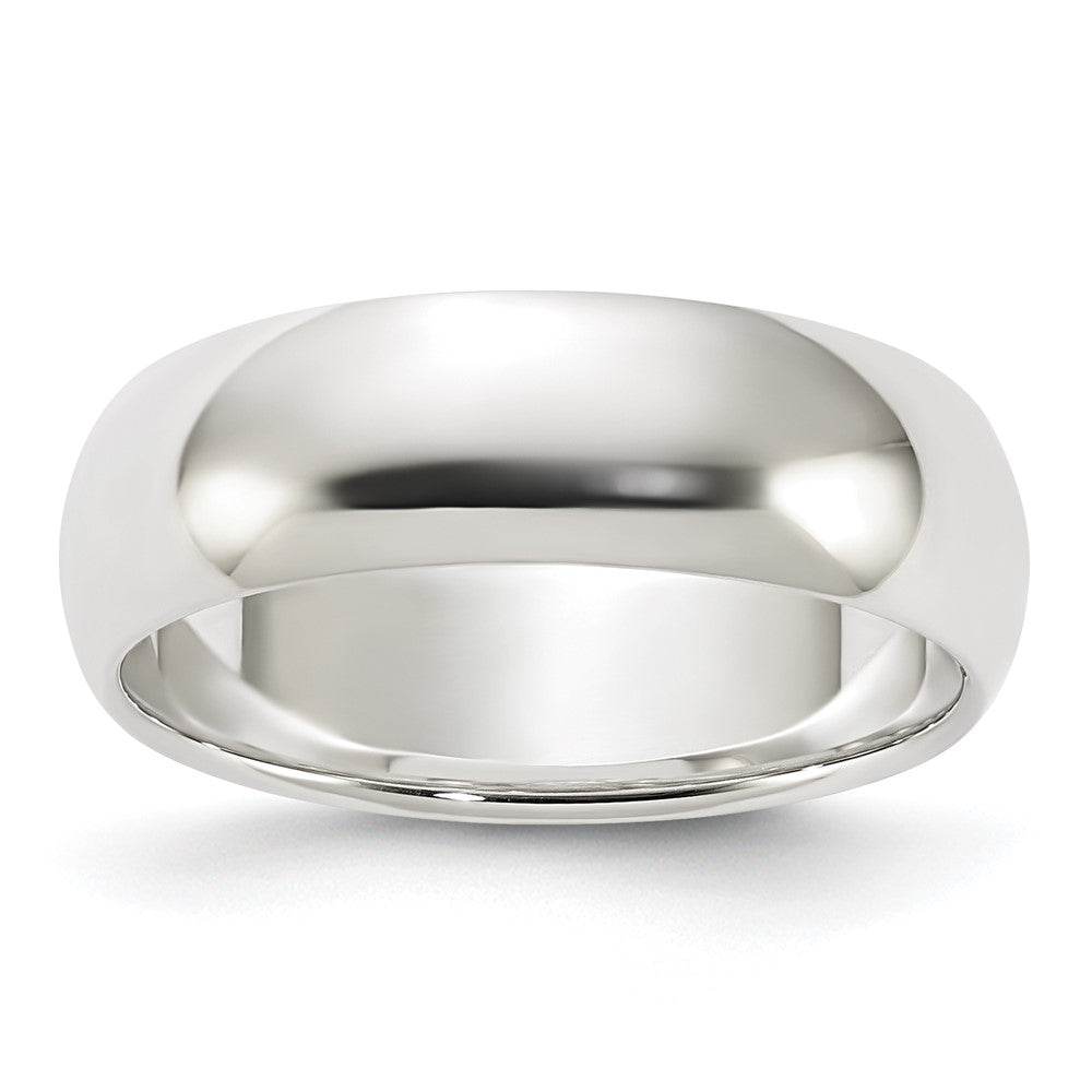 SS 6mm Half Round Size 15 Band