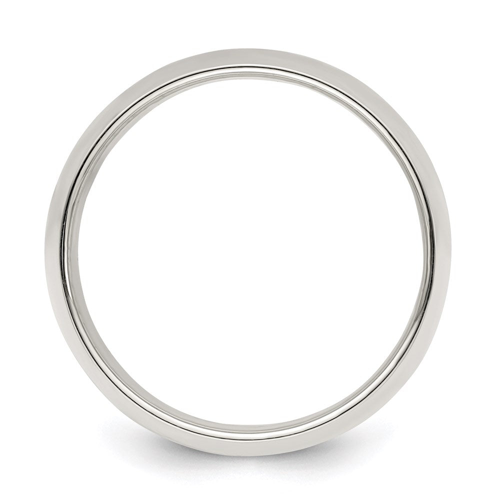 Sterling Silver 9mm Half Round Size 7 Band