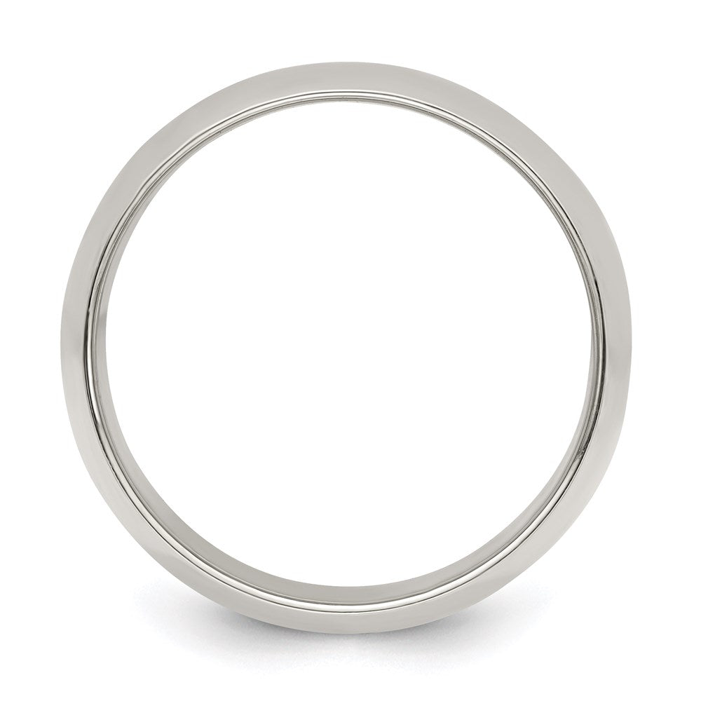 Sterling Silver 10mm Half Round Size 12.5 Band
