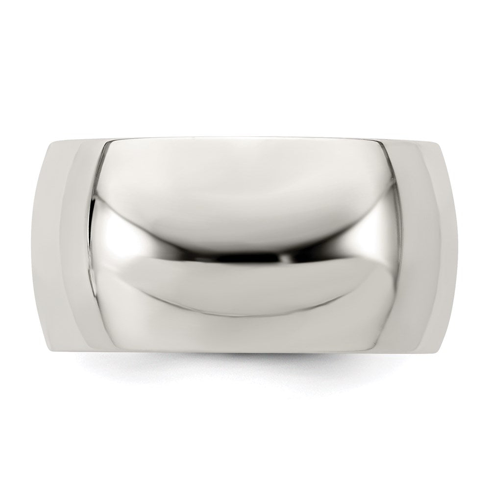 Sterling Silver 10mm Half Round Size 5 Band